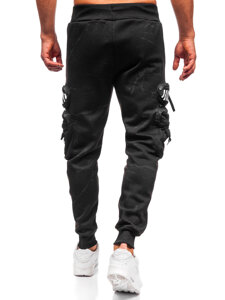 Bolf Herren Warme Sporthose Joggers Cargohose Schwarz  HSS339