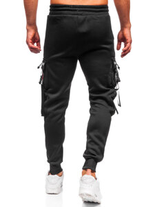 Bolf Herren Warme Sporthose Joggers Cargohose Schwarz  HSS347