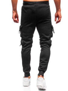 Bolf Herren Warme Sporthose Joggers Cargohose Schwarz  HSS361