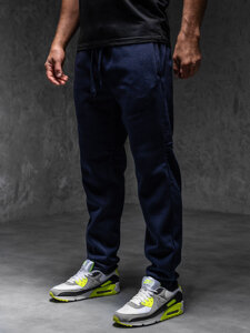 Bolf Herren Warme Sporthose Joggers Dunkalblau  MS002A1