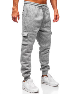 Bolf Herren Warme Sporthose Joggers Grau  Q1108