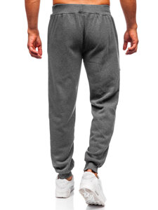 Bolf Herren Warme Sporthose Joggers Schwarzgrau  MS002