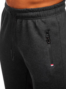 Bolf Herren Warme Sporthose Schwarzgrau  JX6278