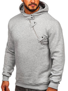 Bolf Herren Warmer Kapuzenpullover Dunkalgrau  06