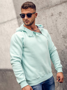 Bolf Herren Warmer Kapuzenpullover Mintgrün  06A