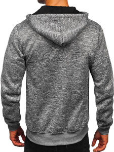 Bolf Herren Warmer Kapuzepullover Grau  TC1313