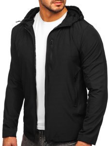 Bolf Herren Windbreaker Sportjacke Schwarz  HM142