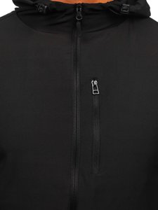 Bolf Herren Windbreaker Sportjacke Schwarz  HM142