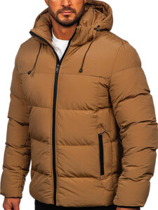 Bolf Herren Winterjacke Camel  9978