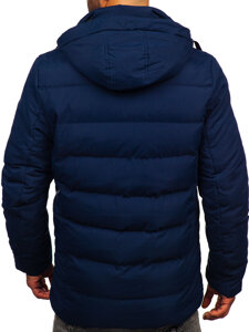 Bolf Herren Winterjacke Dunkelblau  5M3136