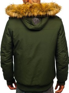 Bolf Herren Winterjacke Grün  1770