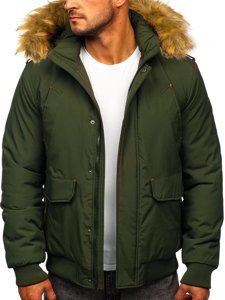 Bolf Herren Winterjacke Grün  1770