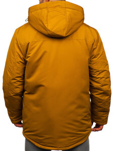 Bolf Herren Winterjacke Parka Camel  22M323