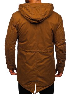 Bolf Herren Winterjacke Parka Camel EX838