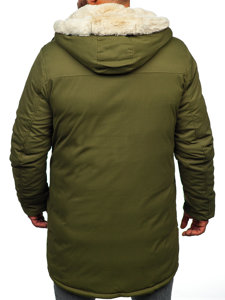 Bolf Herren Winterjacke Parka Khaki  22M38