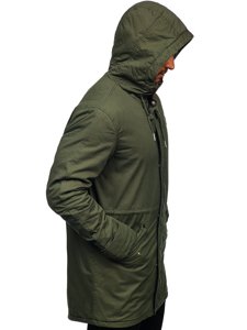 Bolf Herren Winterjacke Parka Khaki  EX838