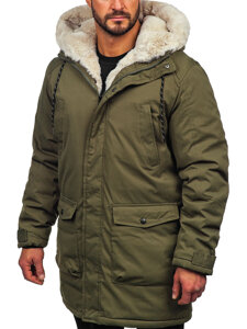 Bolf Herren Winterjacke Parka Khaki5M120