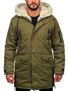 Bolf Herren Winterjacke Parka Khaki5M3123