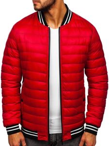 Bolf Herren Winterjacke Rot  5331