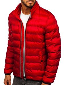 Bolf Herren Winterjacke Rot  5332