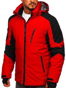 Bolf Herren Winterjacke Rot  6576