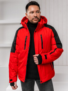 Bolf Herren Winterjacke Rot  91M9902A1