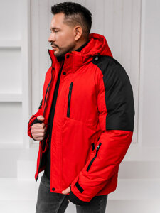 Bolf Herren Winterjacke Rot  91M9902A1