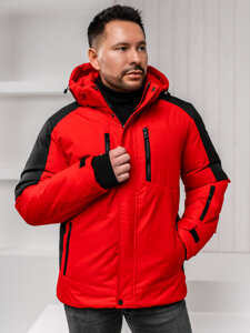 Bolf Herren Winterjacke Rot  91M9902A1