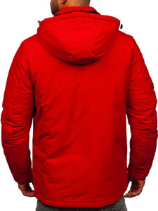 Bolf Herren Winterjacke Rot  HKK2023