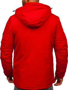 Bolf Herren Winterjacke Rot  HKK2025