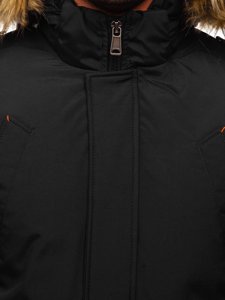 Bolf Herren Winterjacke Schwarz  1770