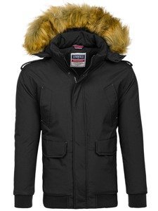 Bolf Herren Winterjacke Schwarz  1770