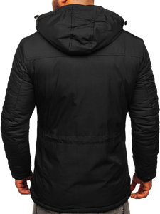 Bolf Herren Winterjacke Schwarz  2025