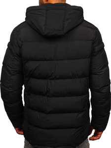 Bolf Herren Winterjacke Schwarz  22M332