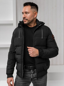 Bolf Herren Winterjacke Schwarz  31M5031A1