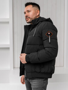 Bolf Herren Winterjacke Schwarz  31M5031A1