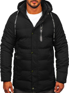 Bolf Herren Winterjacke Schwarz  5M3136