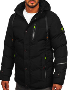 Bolf Herren Winterjacke Schwarz  5M3137