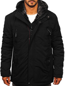 Bolf Herren Winterjacke Schwarz  5M712