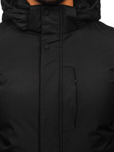 Bolf Herren Winterjacke Schwarz  91M9906