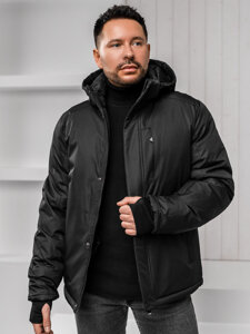 Bolf Herren Winterjacke Schwarz  91M9906A1