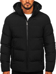 Bolf Herren Winterjacke Schwarz  9978