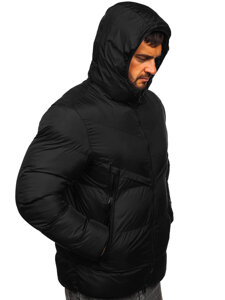 Bolf Herren Winterjacke Schwarz  CS1006