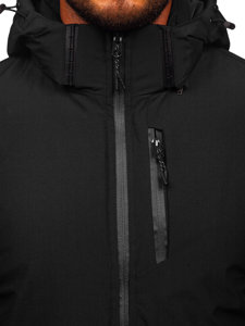 Bolf Herren Winterjacke Schwarz  HKK2023