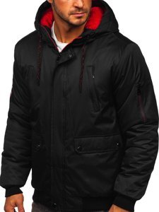 Bolf Herren Winterjacke Schwarz  HY821