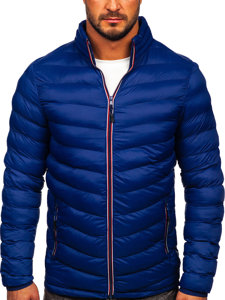 Bolf Herren Winterjacke Sport Jacke Dunkelblau  SM71