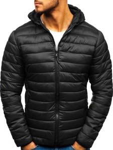 Bolf Herren Winterjacke Sport Jacke Schwarz  LY1001