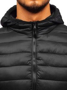 Bolf Herren Winterjacke Sport Jacke Schwarz  LY1001