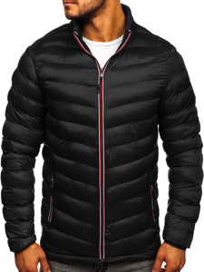 Bolf Herren Winterjacke Sport Jacke Schwarz  SM71