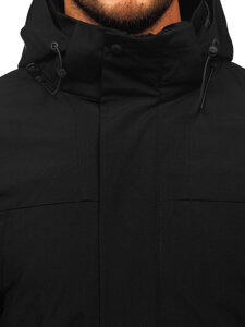 Bolf Herren Winterjacke Sportjacke Schwarz 5M3262